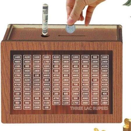 Wooden Digital Money Saving Box