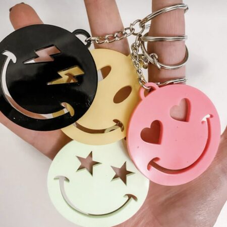 Personalized Keychains 100 pcs – Custom Name & LOGO Key Rings  | Gift with GiveHamper